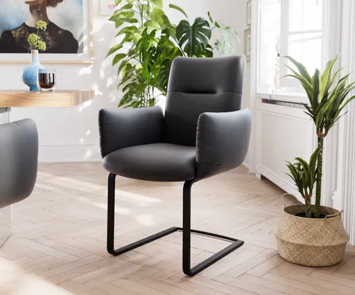 Jídelní židle Jova-Flex s područkami konzolová podnož plochá