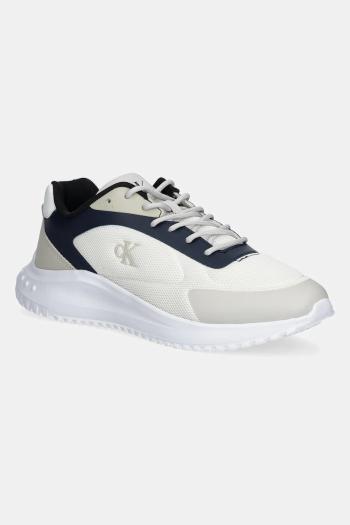 Tenisky Calvin Klein Jeans EVA RUNNER LOW MESH MIX biela farba, YM0YM01185