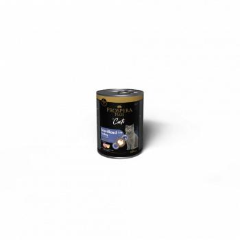 Konzerva Prospera Plus Cat Meat Paté Sterilized 1+ krůtí a jehněčí 395g