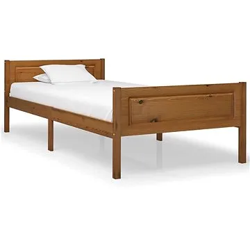 Shumee masivní borové dřevo medově hnědý 100×200 cm , 322111 (322111)