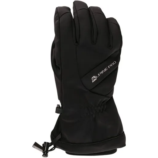 ALPINE PRO OLEWE Lyžařské rukavice, černá, velikost