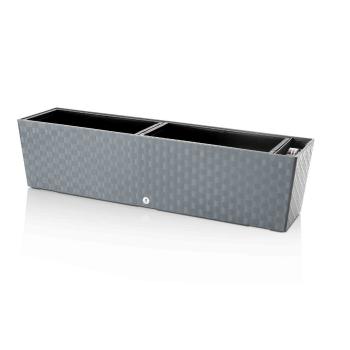 Jardinieră autoirigare Flower Lover Supremegri, 75 cm, gri, 75 cm