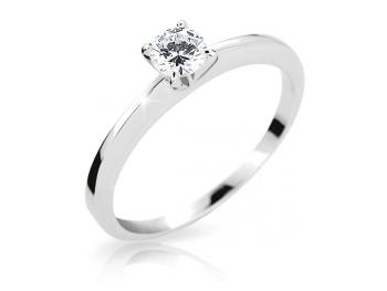 Cutie Jewellery Půvabný prsten z bílého zlata Z6724-1232-10-X-2 48 mm