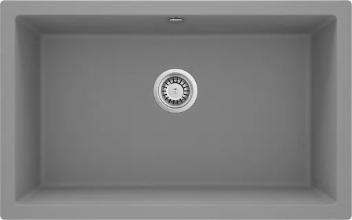 DEANTE Corda šedá metalic Granitový dřez pod desku spodní montáž ZQA_S10D