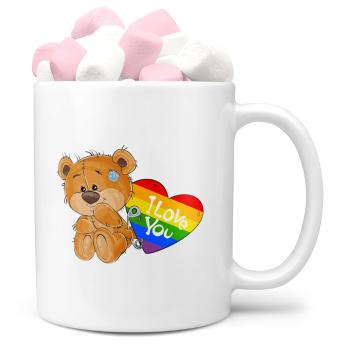 Hrnek LGBT I love you (Náplň hrníčku: Marshmallow)