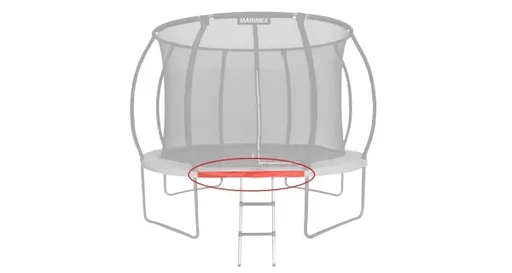 Náhradná trubka rámu pre trampolínu Marimex Premium 366 cm - 140 cm (užšie konce)
