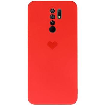 Vennus Valentýnské pouzdro Heart pro Xiaomi Redmi 9 - červené (TT4395)