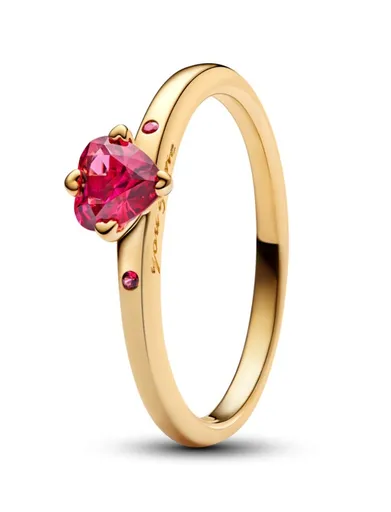 Pandora Romantický pozlacený prsten You & Me 166574C01 60 mm