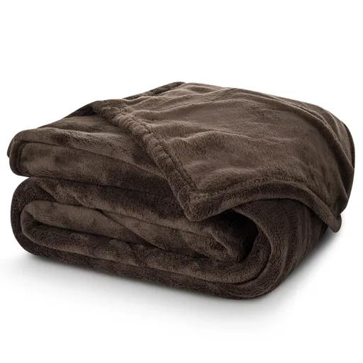 Carbotex Deka mikroplyš hnědá, 150 x 200 cm
