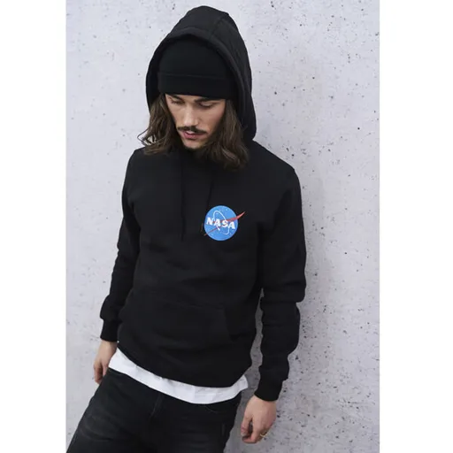 Mr. Tee NASA Small Insignia Hoody black - XL