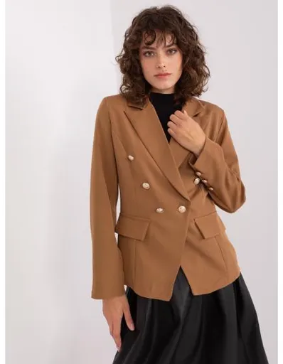 Dámská bunda s podšívkou OCH BELLA světle hnědá