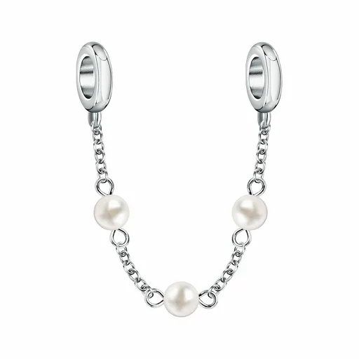 Morellato Luxusní bezpečnostní řetízek s perličkami Drops SCZ1412