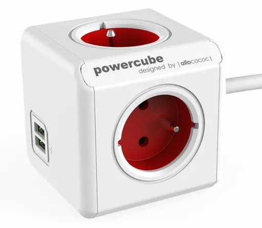 PowerCube Extended USB,červená