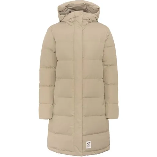 KARI TRAA KYTE Dámská péřová parka, béžová, velikost