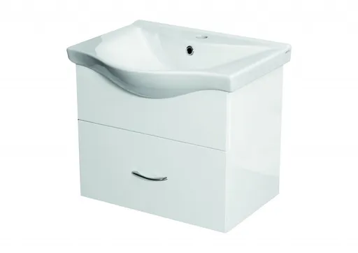 OLSEN SPA Skříňka s keramickým umyvadlem VIKY 55/65/80 Rozměr A 60.6, Rozměr B 34, Rozměr C 43.7 OLNVIKI365+OLKE70652