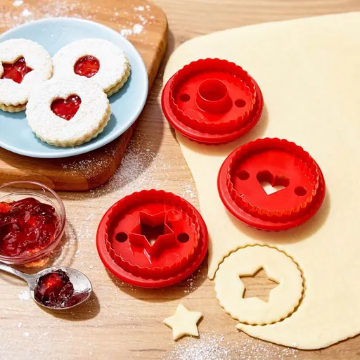 Vykrajovací formičky na slepované cukroví, 3 ks