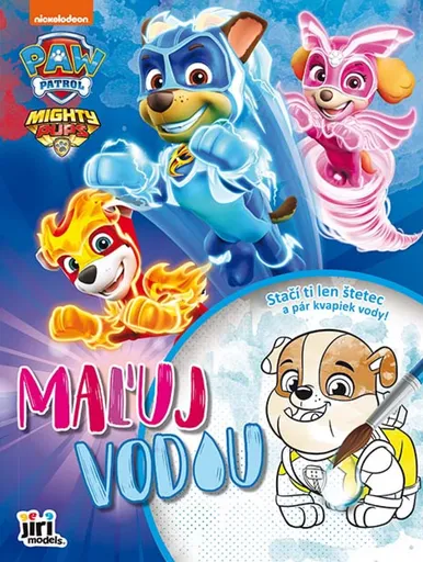 Maľuj vodou Labková patrola