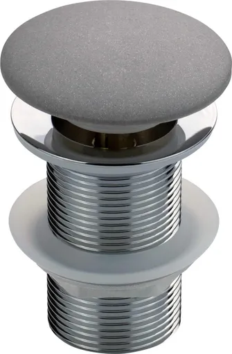 DEANTE Click-Clack kovově šedá zátka pro umyvadlo granit NHC_S12A