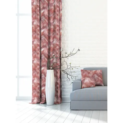 Závěs dekorační nebo látka, OXY Žíhání,bordové 150 cm 150 cm