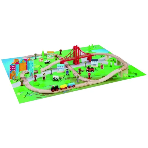 Maxim Vláčkodráha Přímořské město 80ks