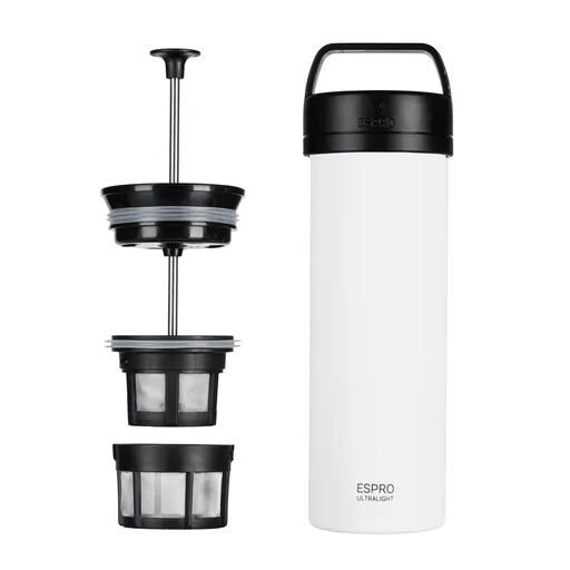 French press kávovar ULTRALIGHT PRESS P0 470 ml, bílá, nerezová ocel, Espro