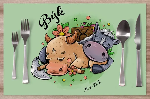 Prostírání Koňská znamení – býk
