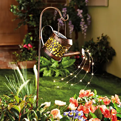 Solární zahradní světlo Konvička