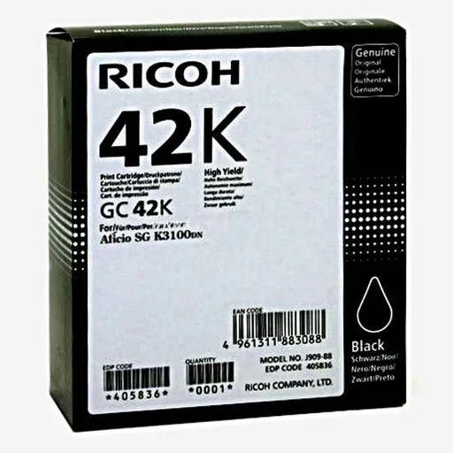 RICOH 405836 - originální cartridge, černá, 10000 stran