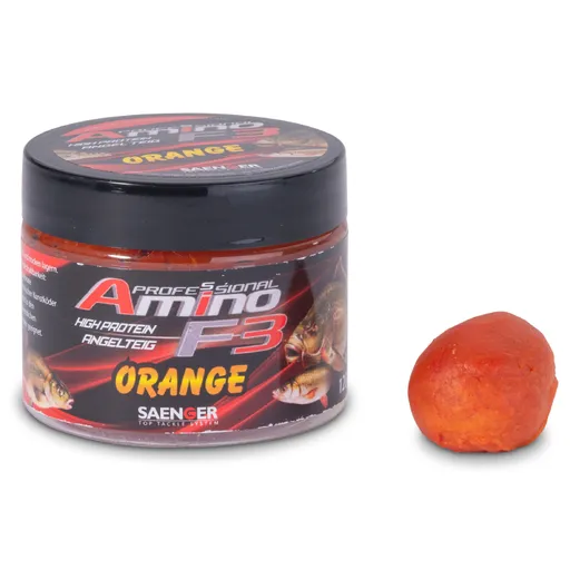 Saenger rybářské těsto amino f-3 120 g - pomeranč