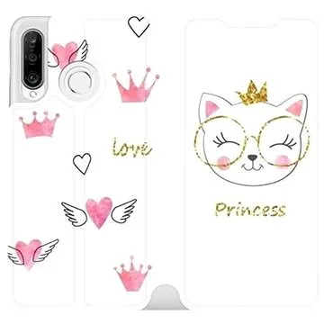 Flipové pouzdro na mobil Huawei P30 Lite - MH03S Kočička princess (5903226897889)