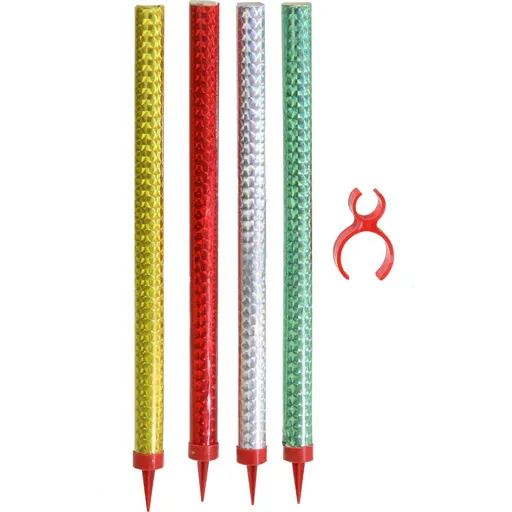 Rappa Fontána párty barevná s držákem na láhev 70 sekund 24 cm 4 ks