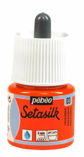 Barva na hedvábí Setasilk 45ml – 03 mandarinková