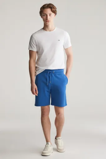 TEPLÁKOVÉ ŠORTKY GANT REG SHIELD SWEAT SHORTS RICH BLUE