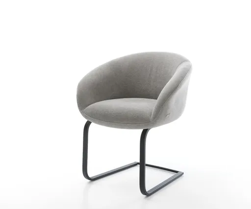 Jídelní židle Vinka-Flex s područkami strukturovaná látka Měkký