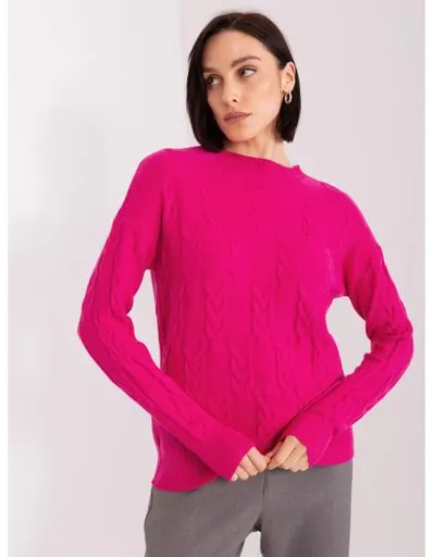 Černý oversize svetr s mašlí na zádech