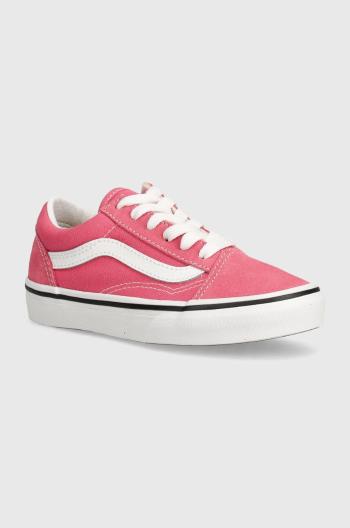 Dětské tenisky Vans Old Skool růžová barva, VN000CYVCHL1