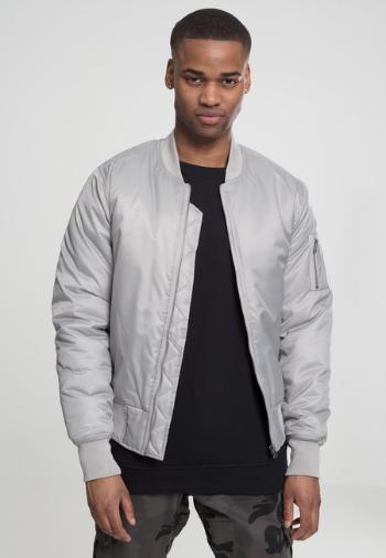 Urban Classics Basic Bomber Jacket h.grey - S