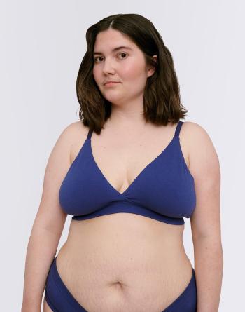 Organic Basics Core Triangle Bra Cobalt L