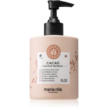 Maria Nila Colour Refresh Cacao jemná vyživující maska bez permanentních barevných pigmentů výdrž 4 – 10 umytí 6.00 300 ml