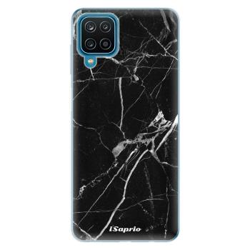 Odolné silikonové pouzdro iSaprio - Black Marble 18 - Samsung Galaxy A12