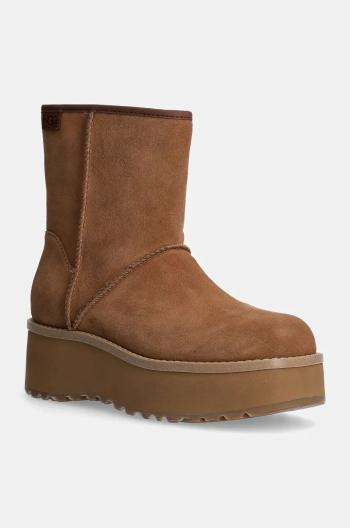 Sněhule UGG Cityfunc Mid hnědá barva, 1158196-CHE