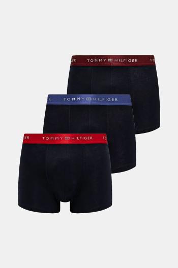 Boxerky Tommy Hilfiger 3-pack pánské, tmavomodrá barva, UM0UM03411