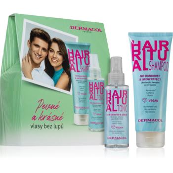 Dermacol Hair Ritual dárková sada stimulující růst vlasů unisex