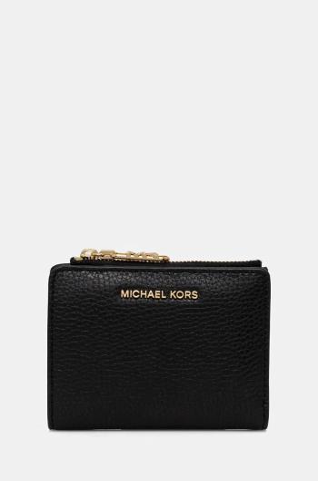 Kožená peněženka MICHAEL Michael Kors černá barva, 32S4G8ED7L