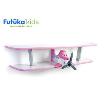 Dětská polička Futuka kids AIR-2 dvoupatrová PINK (3081)