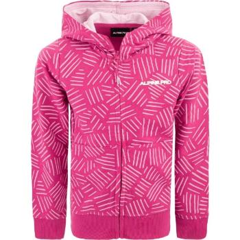 ALPINE PRO VELQO Lány pulóver, rózsaszín, méret 104-110