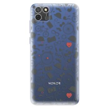 Odolné silikonové pouzdro iSaprio - Vintage Pattern 01 - black - Honor 9S