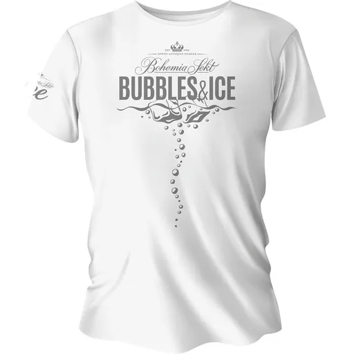 Bohemia Sekt ICE pánské tričko bílé XL