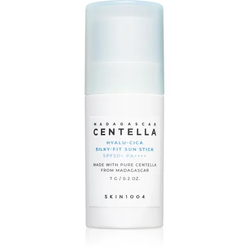 SKIN1004 Madagascar Centella Hyalu-Cica Silky-Fit Sun Stick ochranná hydratační tyčinka SPF 50+ 7 g