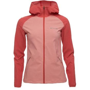 Columbia HEATHER CANYON HOODDED JACKET Dámská softshelová bunda, růžová, velikost